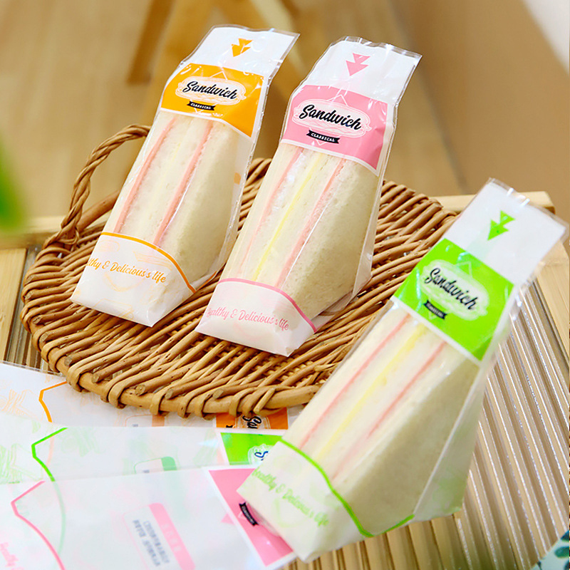 Spring Roll Wrapper - 100 Stück Sandwich-Förmchen, spezielle Einweg-Verpackungsbeutel, leicht