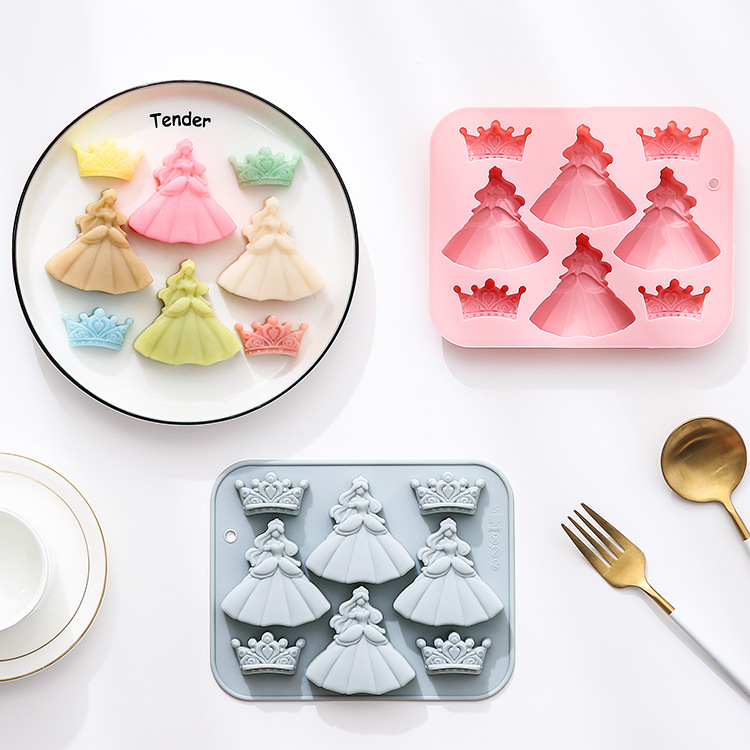 8-loch 3d Prinzessin Kleid Kro – Bunny Cake Mold Bewertung und Preis